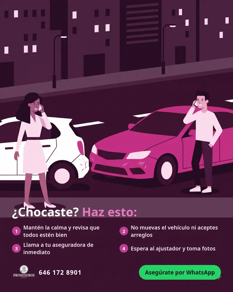 Qué hacer si chocas